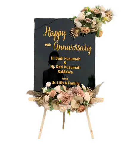 Papan Bunga Akrilik Kangkung