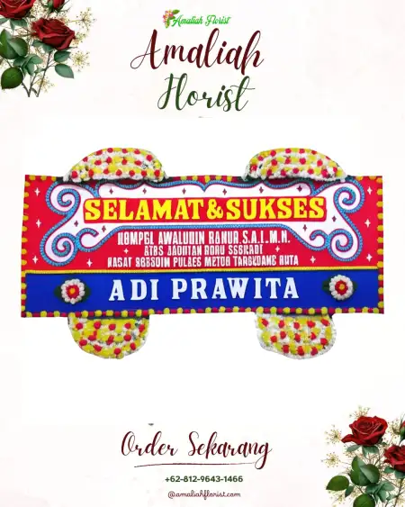 Papan Bunga Ucapan Selamat Kangkung