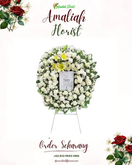 Krans Bunga Duka Kangkung